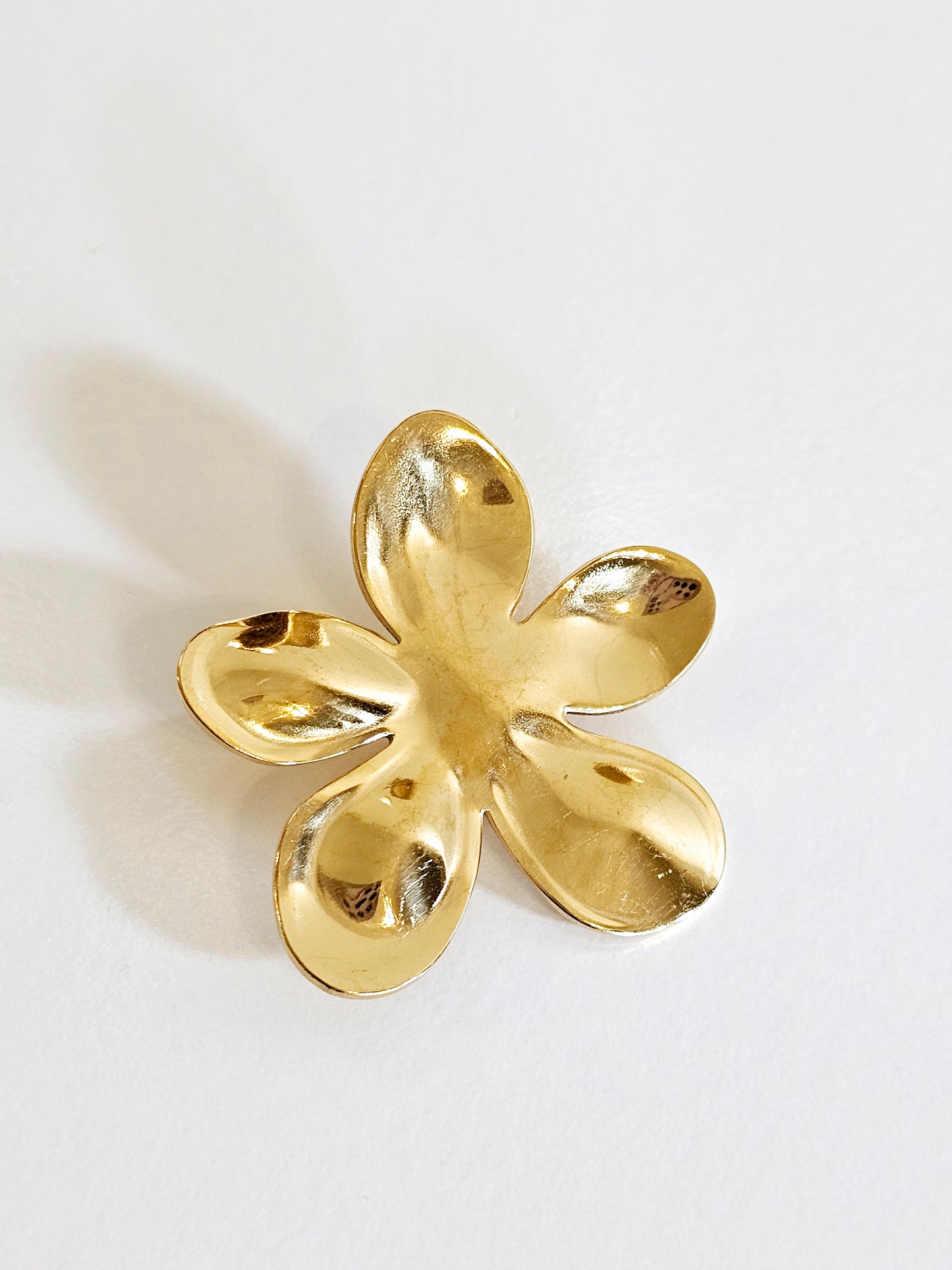 Stainless Steel Flower Metal Pin
