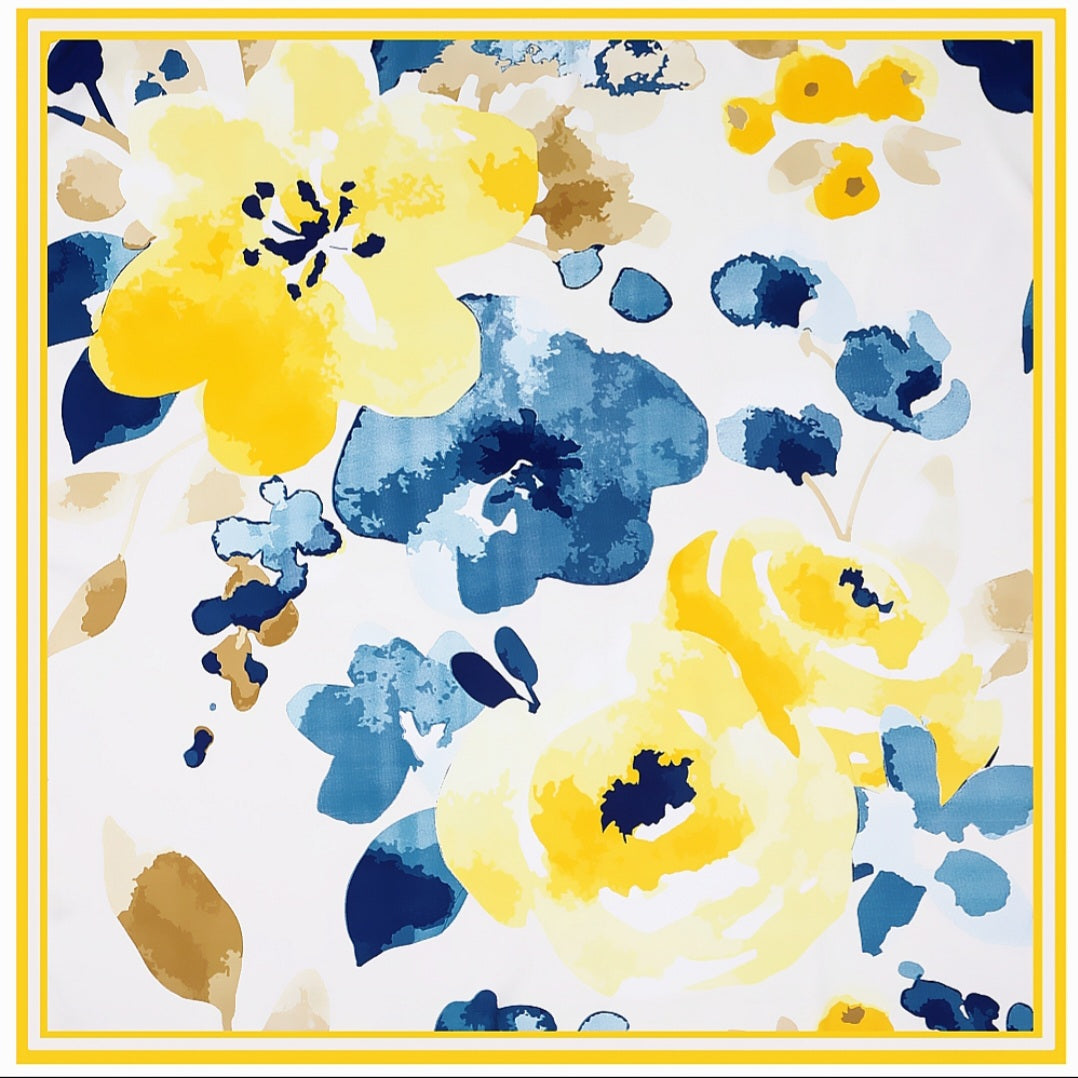 Vintage Floral Scarf