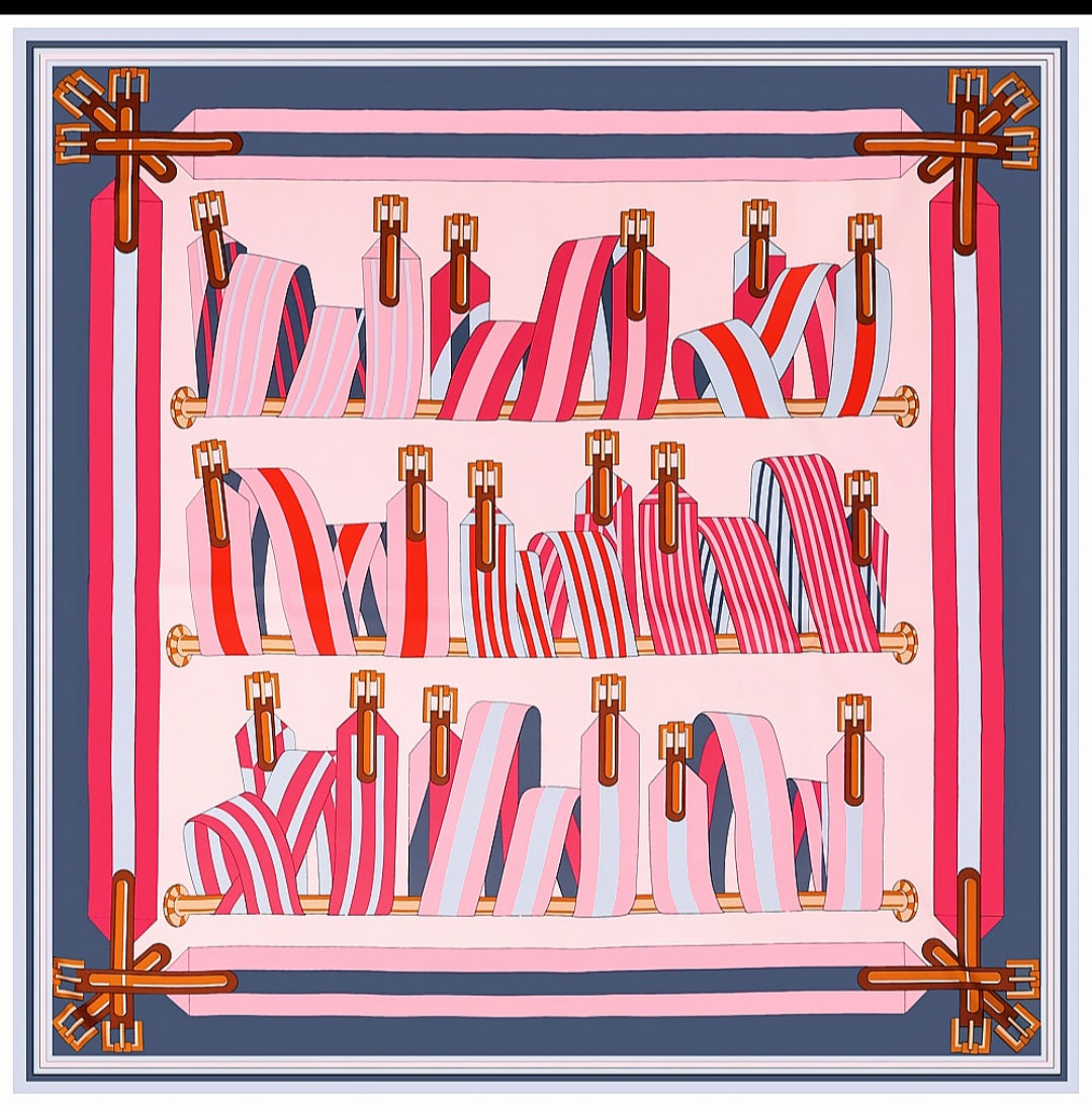 Belt Color Bars Scarf