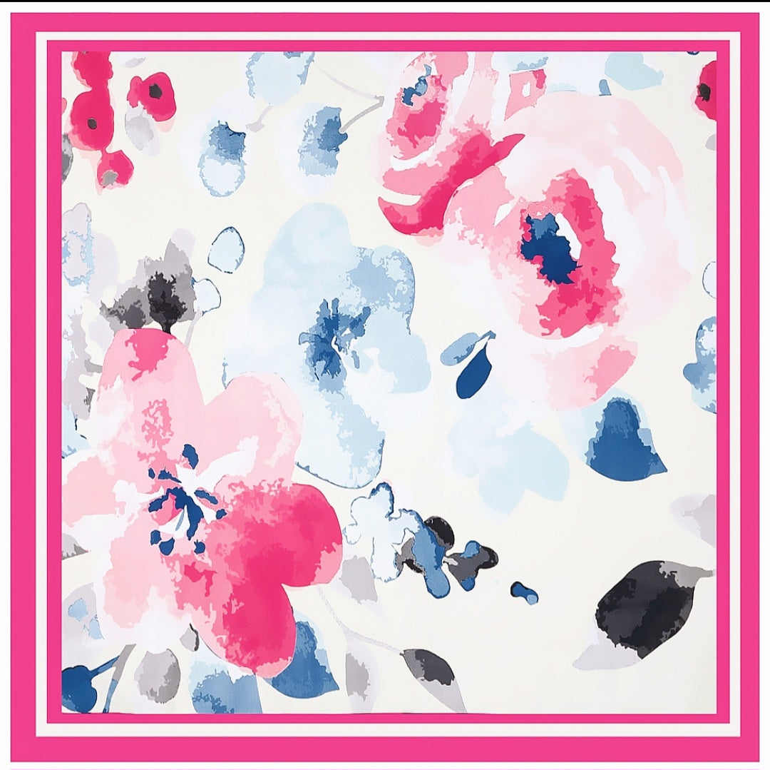 Vintage Floral Scarf