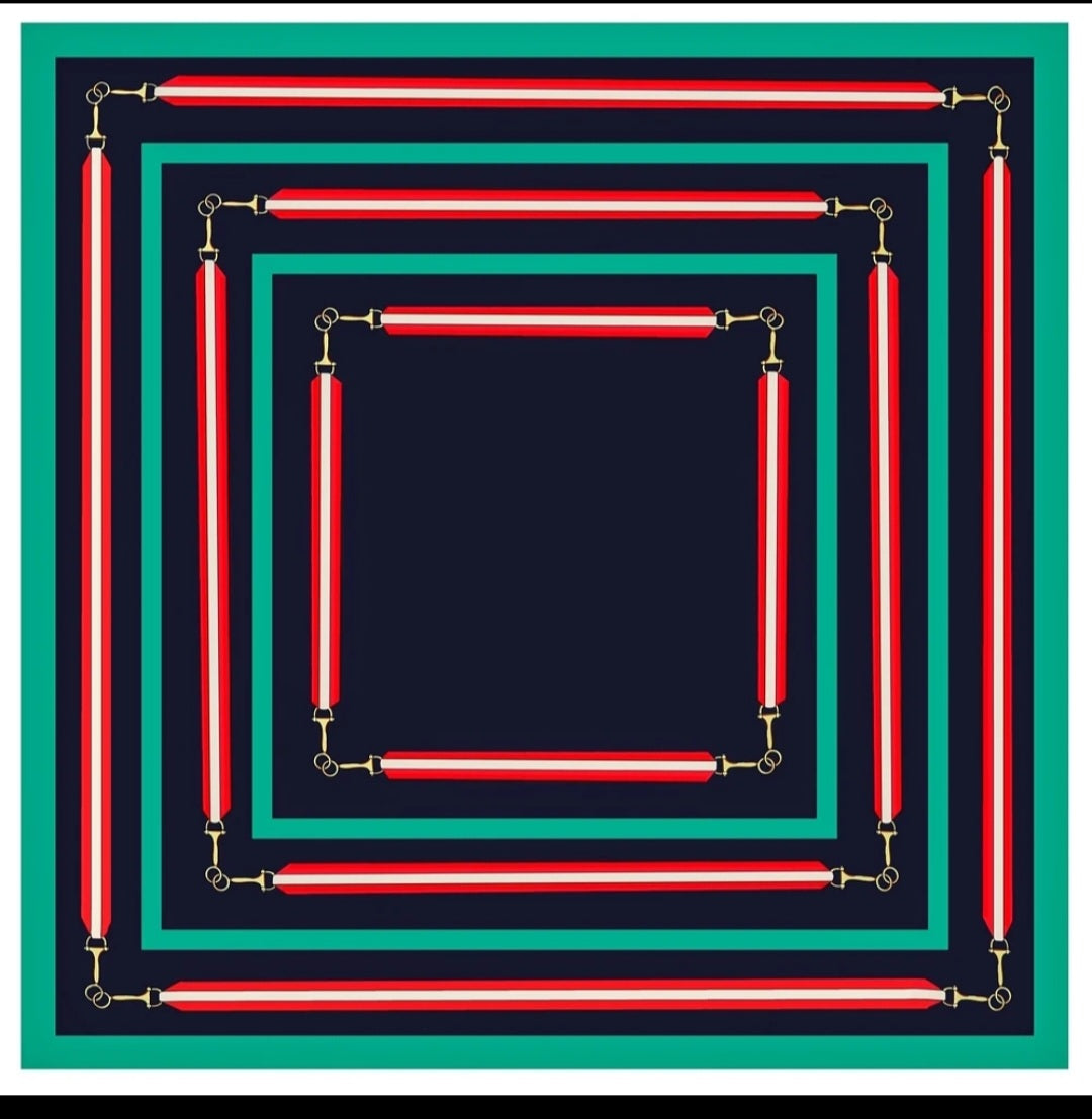 Elegant Geometric Pattern Scarf