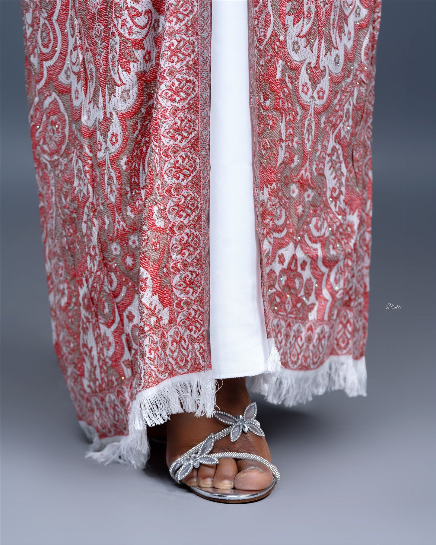 Royal Cashmere Pashmina Abaya Set