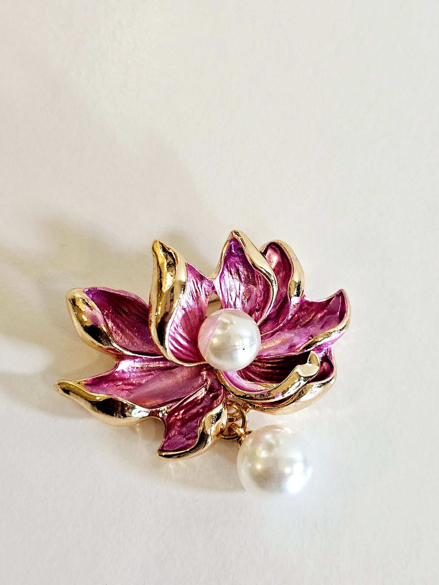 Lotus Flower Brooch