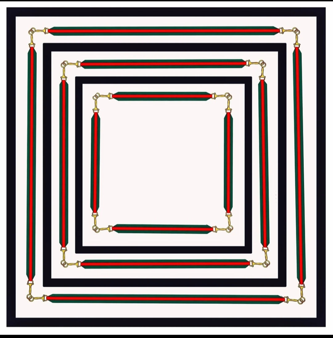 Elegant Geometric Pattern Scarf