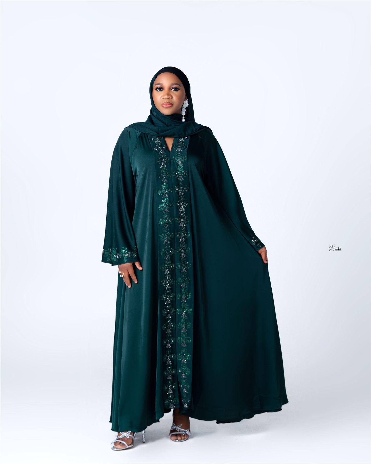 Emerald Green Abaya