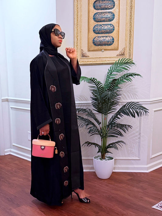 3pcs Coat Abaya set