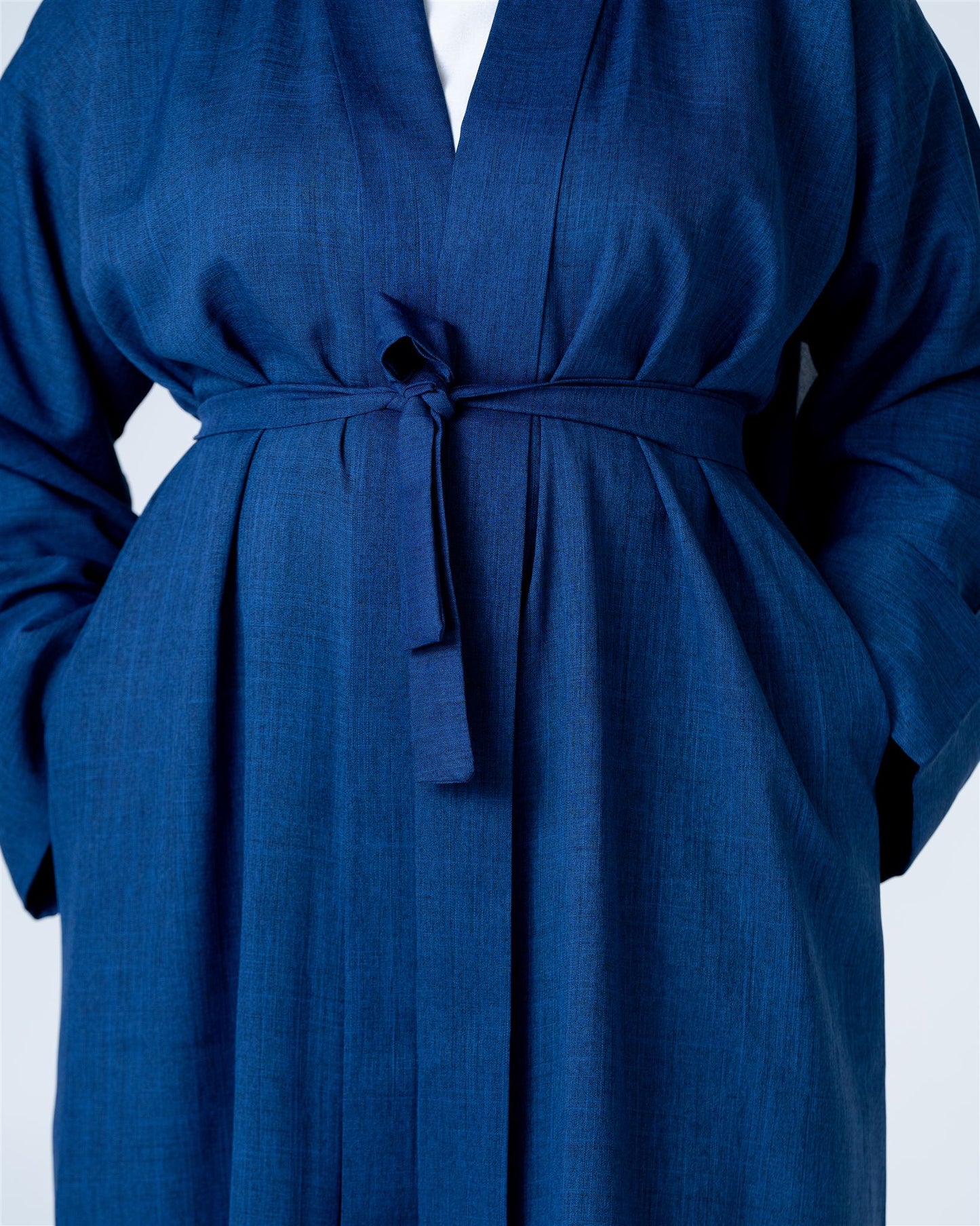 Lina linen Abaya Set With Pockets
