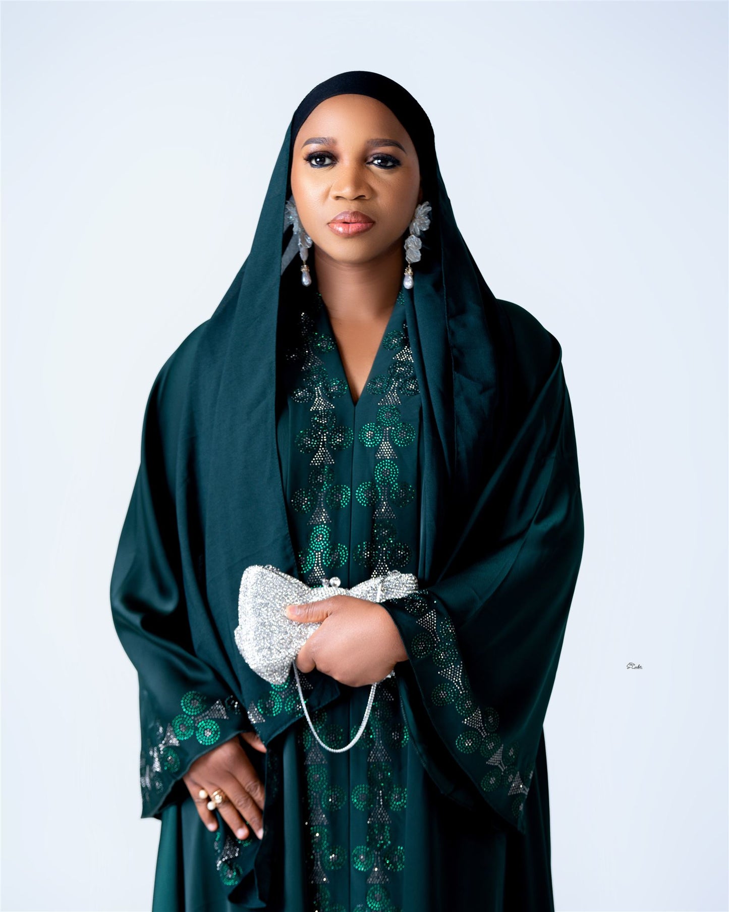 Emerald Green Abaya