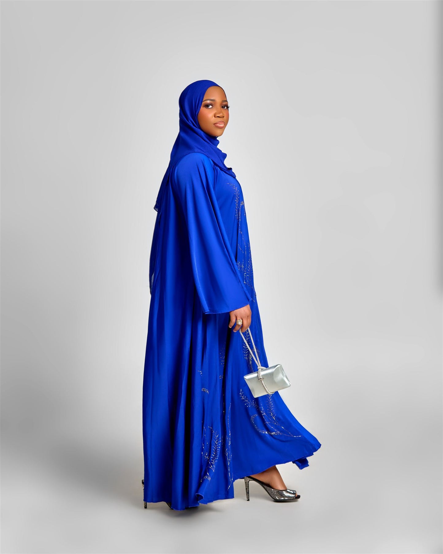 Sapphire blue Abaya