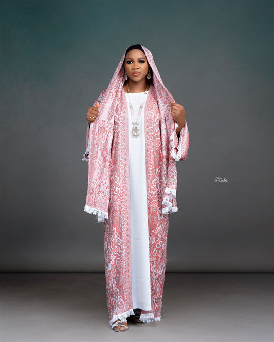 Royal Cashmere Pashmina Abaya Set