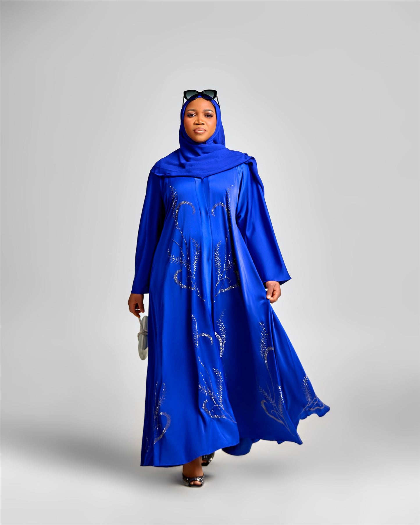 Sapphire blue Abaya