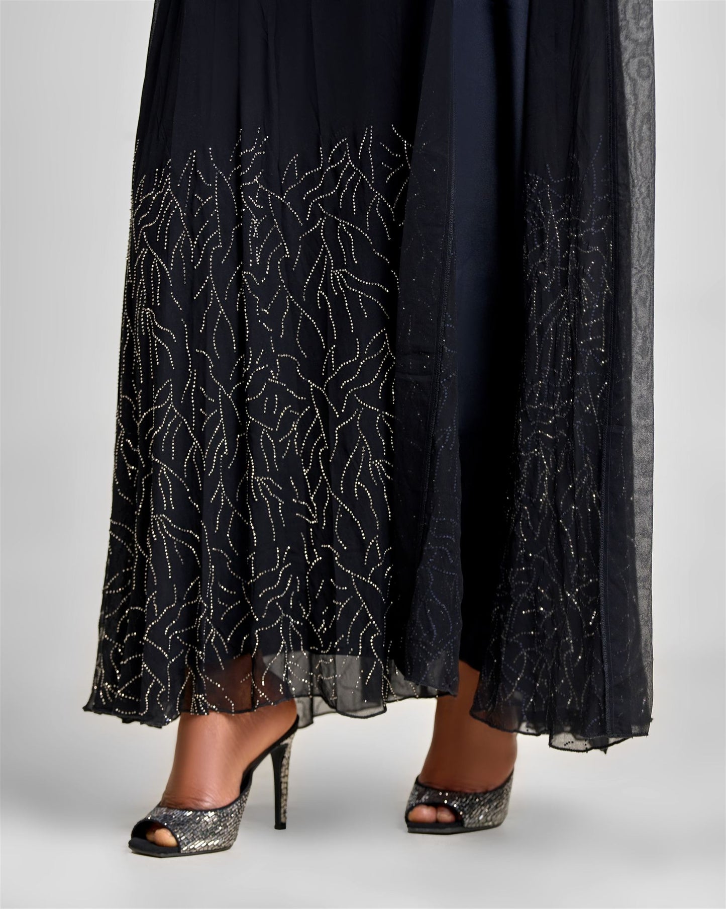 Silver Fall Abaya
