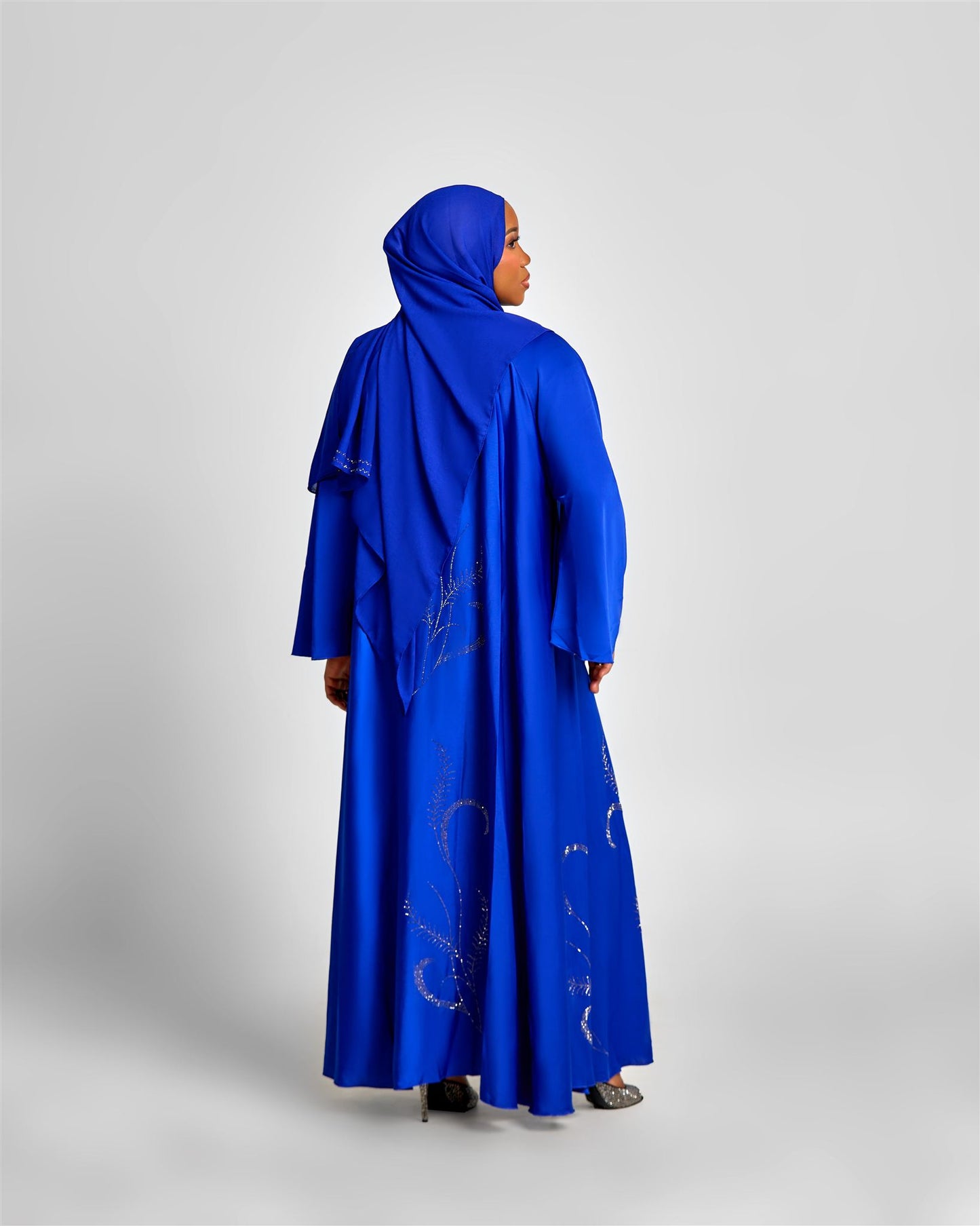 Sapphire blue Abaya